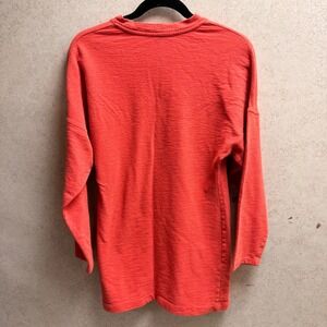 FP Beach SP Coral Textured Boho Loungewear Casual Lounge Comfy Long Sleeve Top